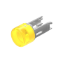 EAO 18-932.4, Plastic lens Ø7.5mm yellow without LED, holder translucent, for EAO series 18