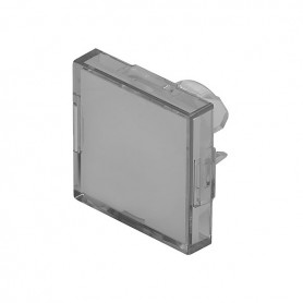 EAO 200-91x0-00, Plastic transparent lens, illuminative, holder translucent, for EAO Series 55 24x24mm