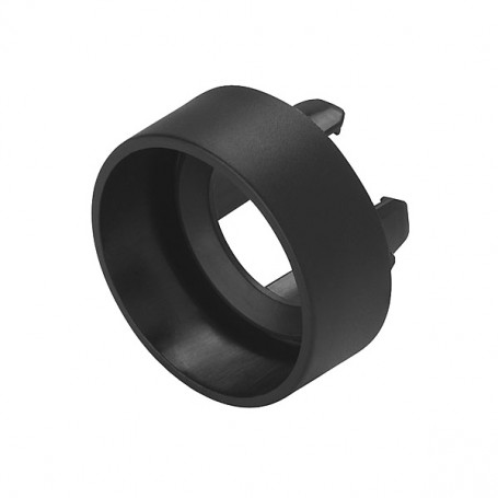 EAO 200-8000-00, Front bezel black Ø24mm for illuminated pushbutton actuator EAO Series 55 (Swisstac)