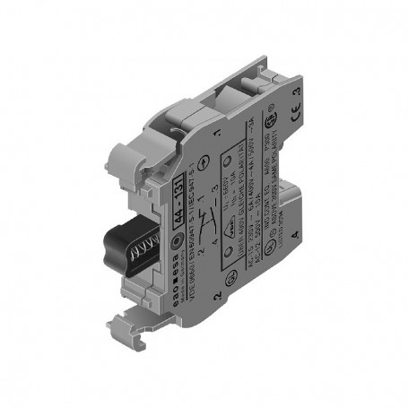 EAO 44-131, Slow-make switching element 1NO+1NC for EAO Series 44 Pushbuttons