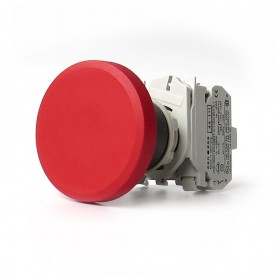 EAO 44-707.22, Mushroom-head Ø50mm pushbutton actuator with momentary switching action