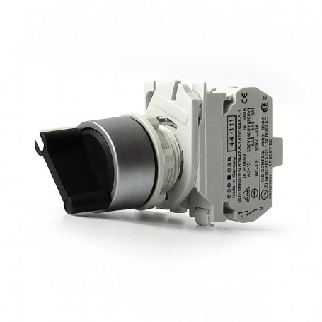 EAO 44-726.20, Actuator comutator rotativ cu 3 pozitii, actiune Mentinere-0-Revenire