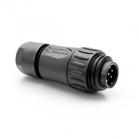 Amphenol C016-30H006-110-12, Conector circular de cablu tata, 7 contacte (6+PE) cu lipire, 14A, IP67