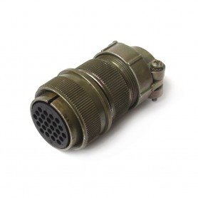 Commital IT3106F24-28S, Connector plug with 24 female solder contacts, 13A
