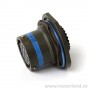 Amphenol HE308-07T13-98SN-7M, Subminiature cylindrical connector jam nut receptacle with 10 female crimp contacts