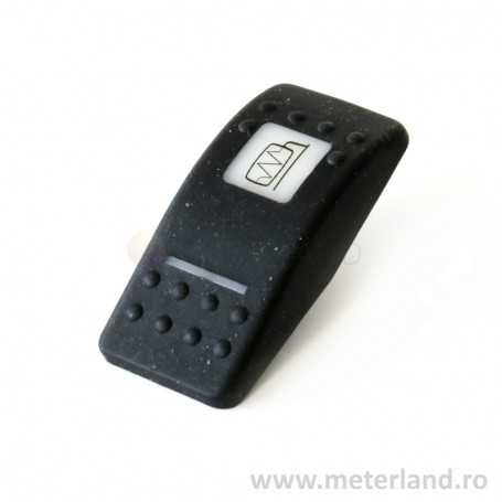 Carlingswitch (Carling Technologies) VVAAB5L-100, rocker actuator for Contura sealed switch illuminated, with symbol.