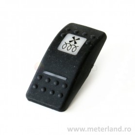 Carlingswitch (Carling Technologies) VVAAB73-100, rocker actuator for Contura sealed switch illuminated, with symbol
