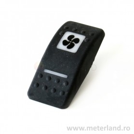 Carlingswitch (Carling Technologies) VVAABMF-100, rocker actuator for Contura sealed switch illuminated, with symbol